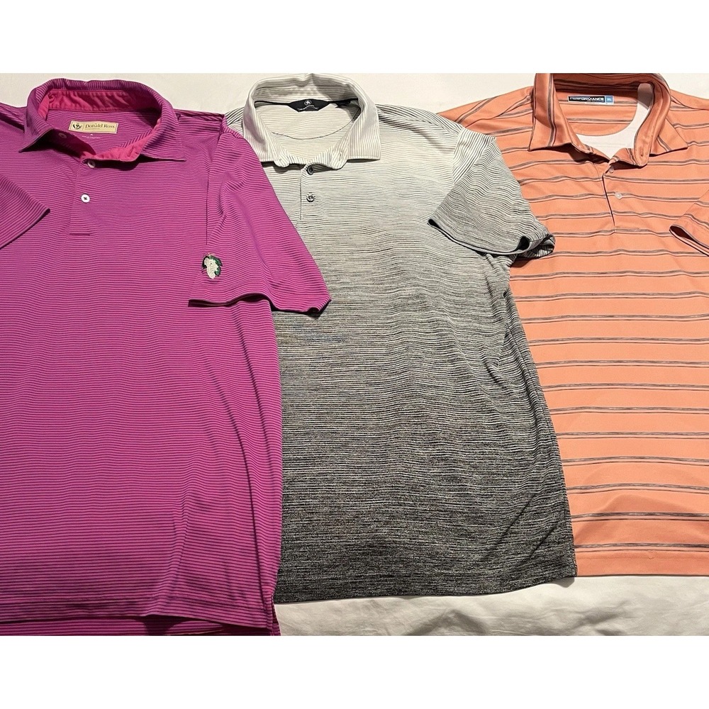 Golf Shirts Men's XL Lot Of 3 Different Makers See Details